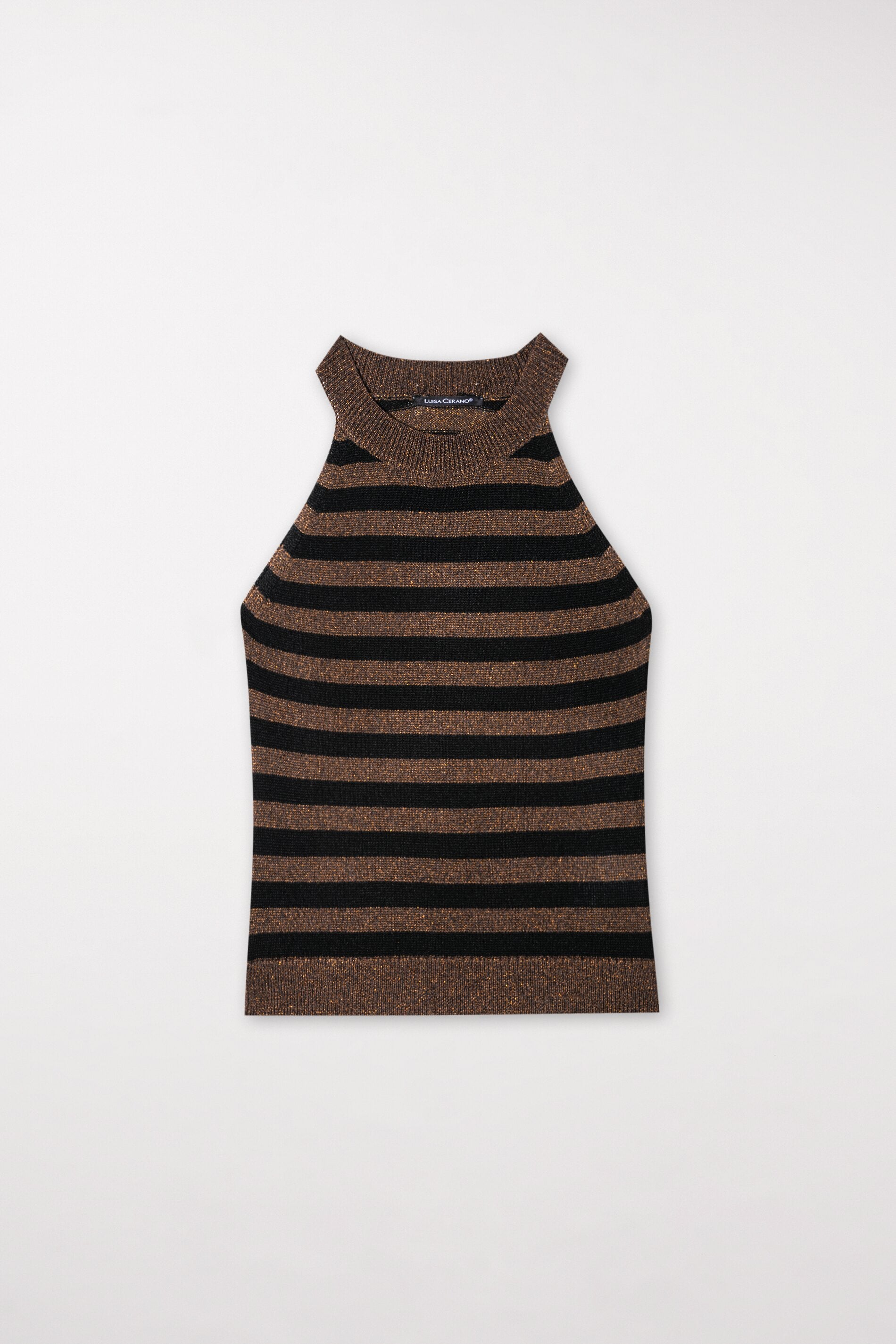 Stricktop mit Streifen - multi - Standard | Model Front