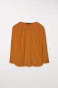 Fließendes Blusenshirt - kurkuma - Standard | Model Front