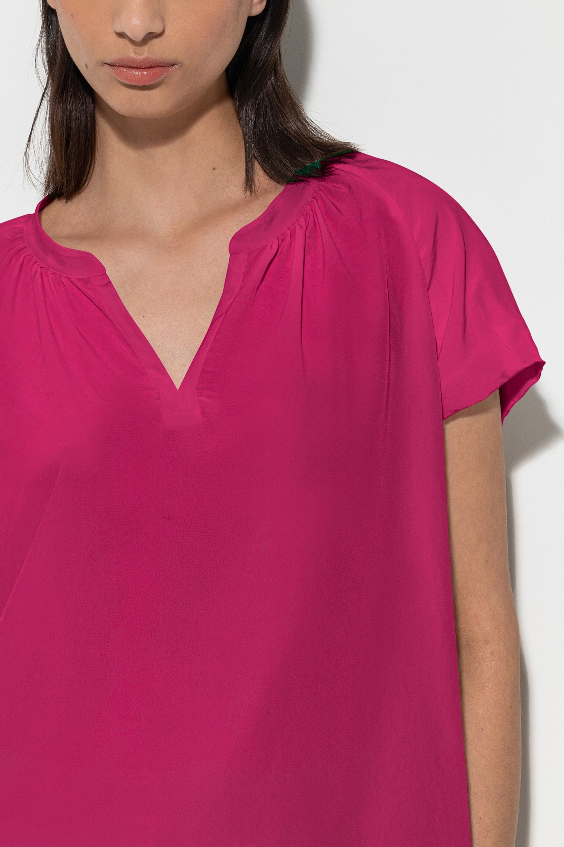 Fließendes Tunikatop - berry pink - Standard | Artikel Front