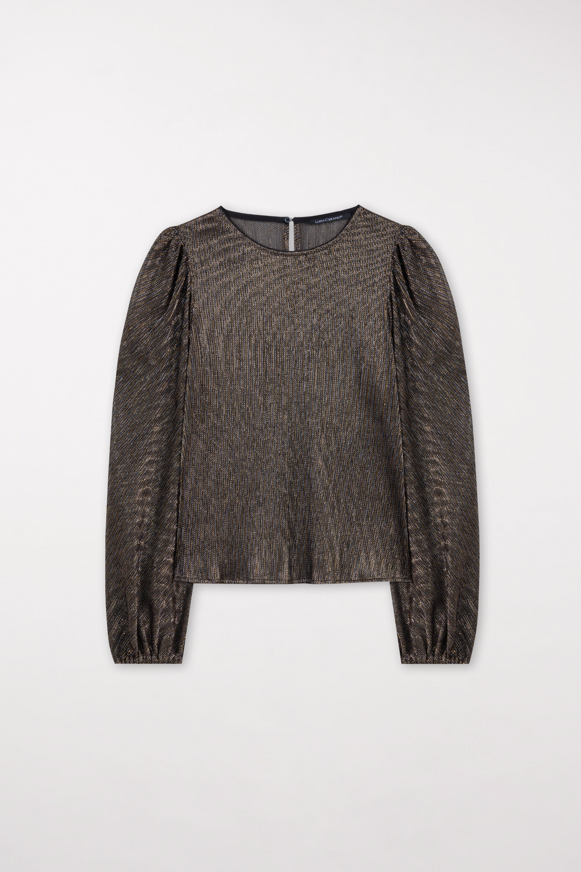 Lamé-Blusenshirt - the lame fancy - Standard | Model Front