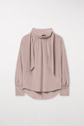 Bluse mit Schluppe - pale powder - Standard | Model Front
