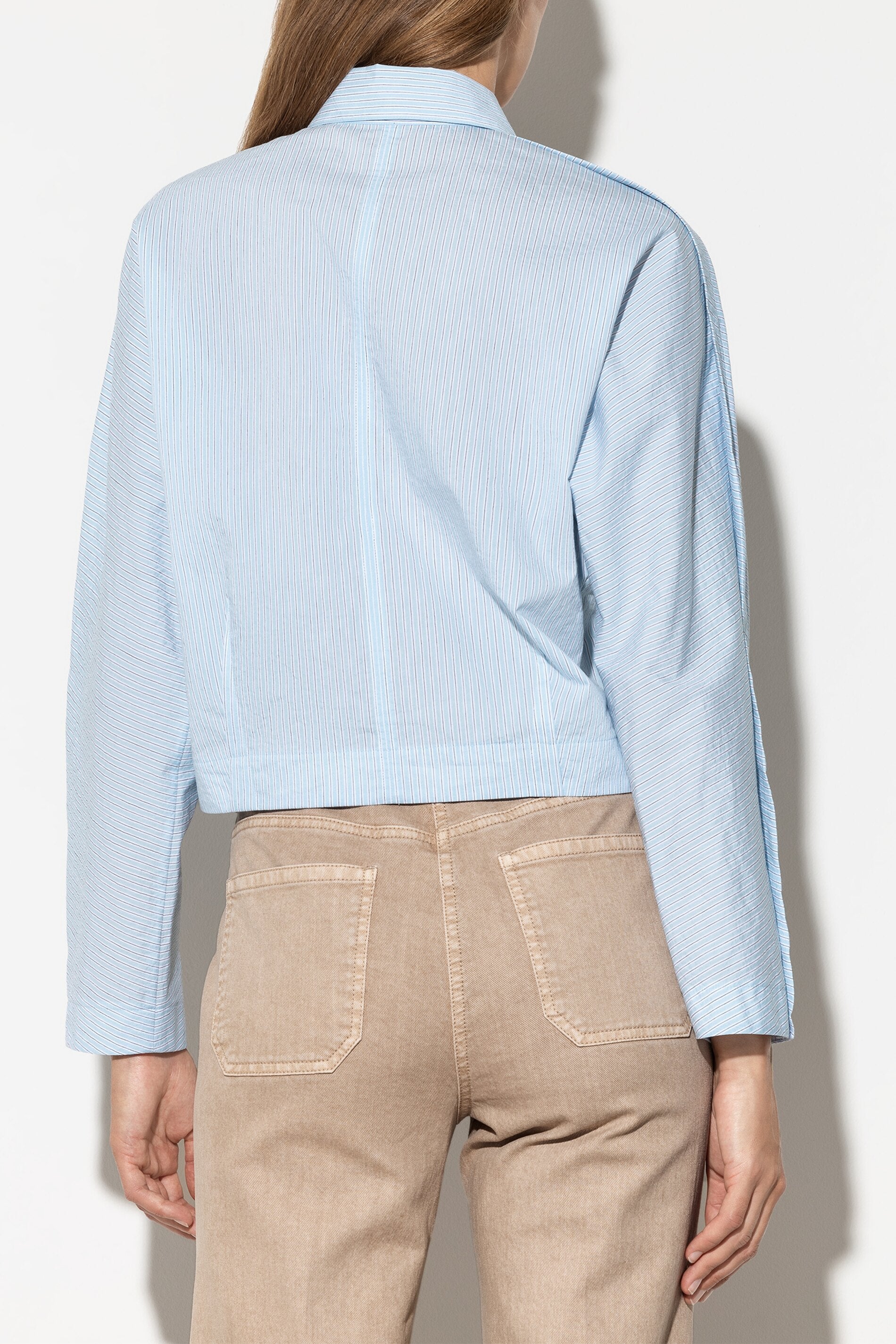 Kimonobluse mit Streifen - multi - Standard | Model Detail