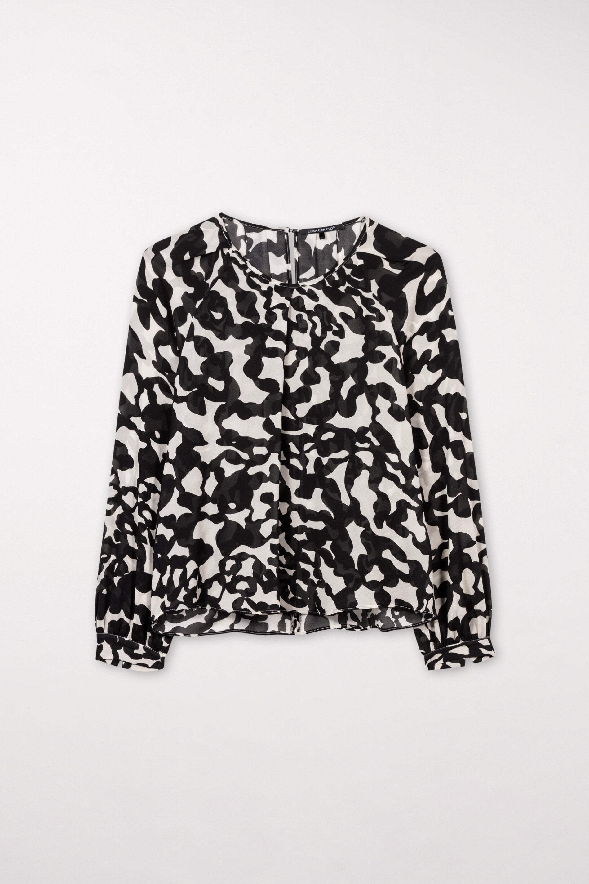 Tunikabluse mit Animal-Print - multi - Standard | Model Front