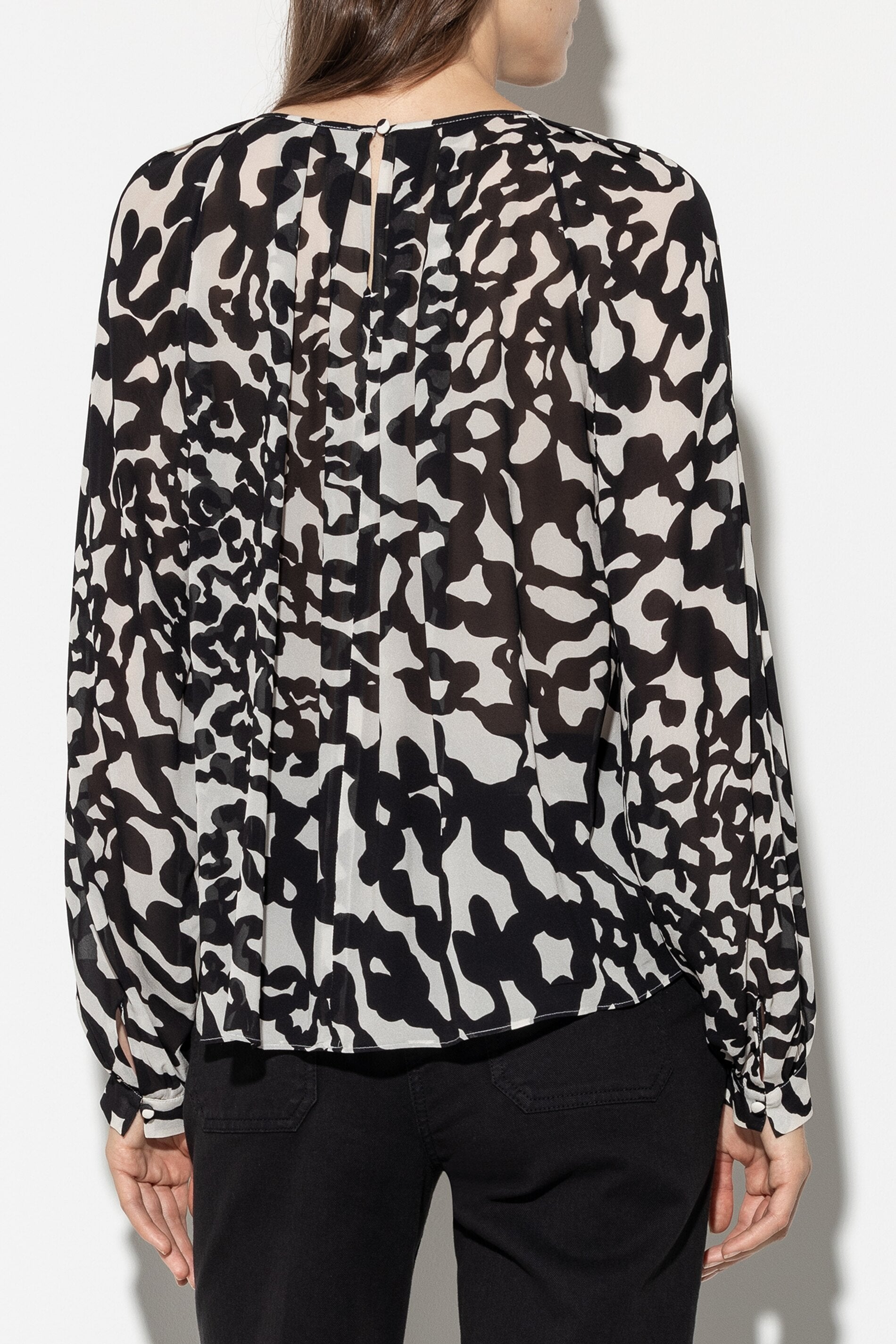 Tunikabluse mit Animal-Print - multi - Standard | Model Detail