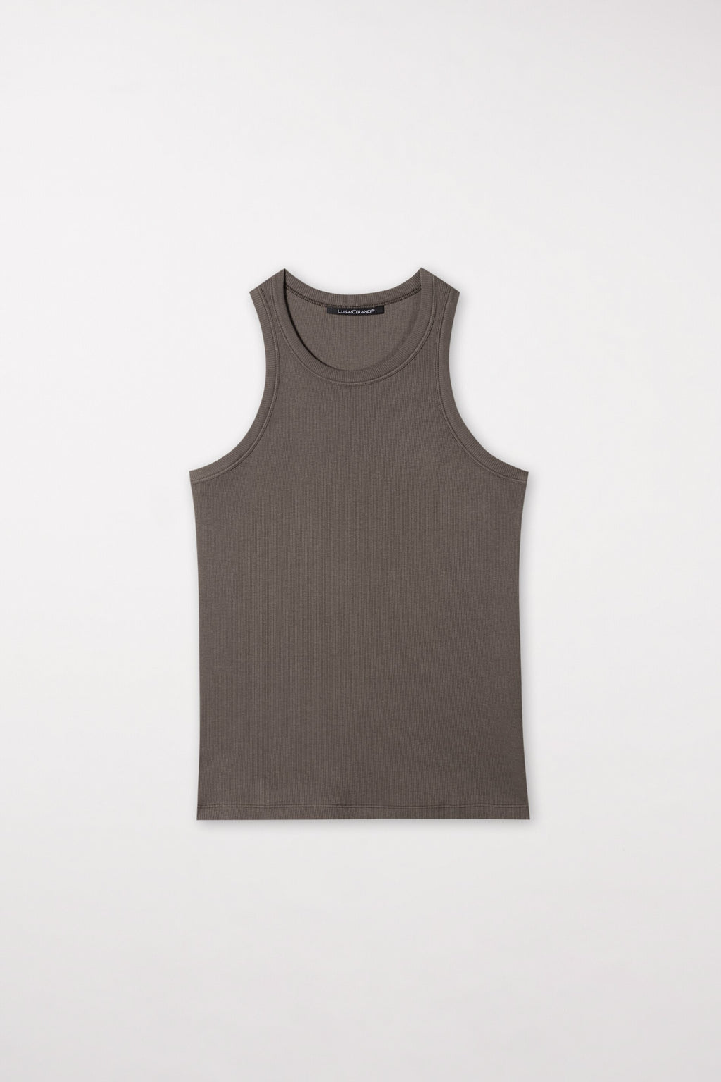 Basic-Tanktop - taupe - Standard | Model Front