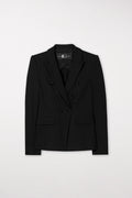 Blazer aus Punto-Milano - black - Standard | Model Front