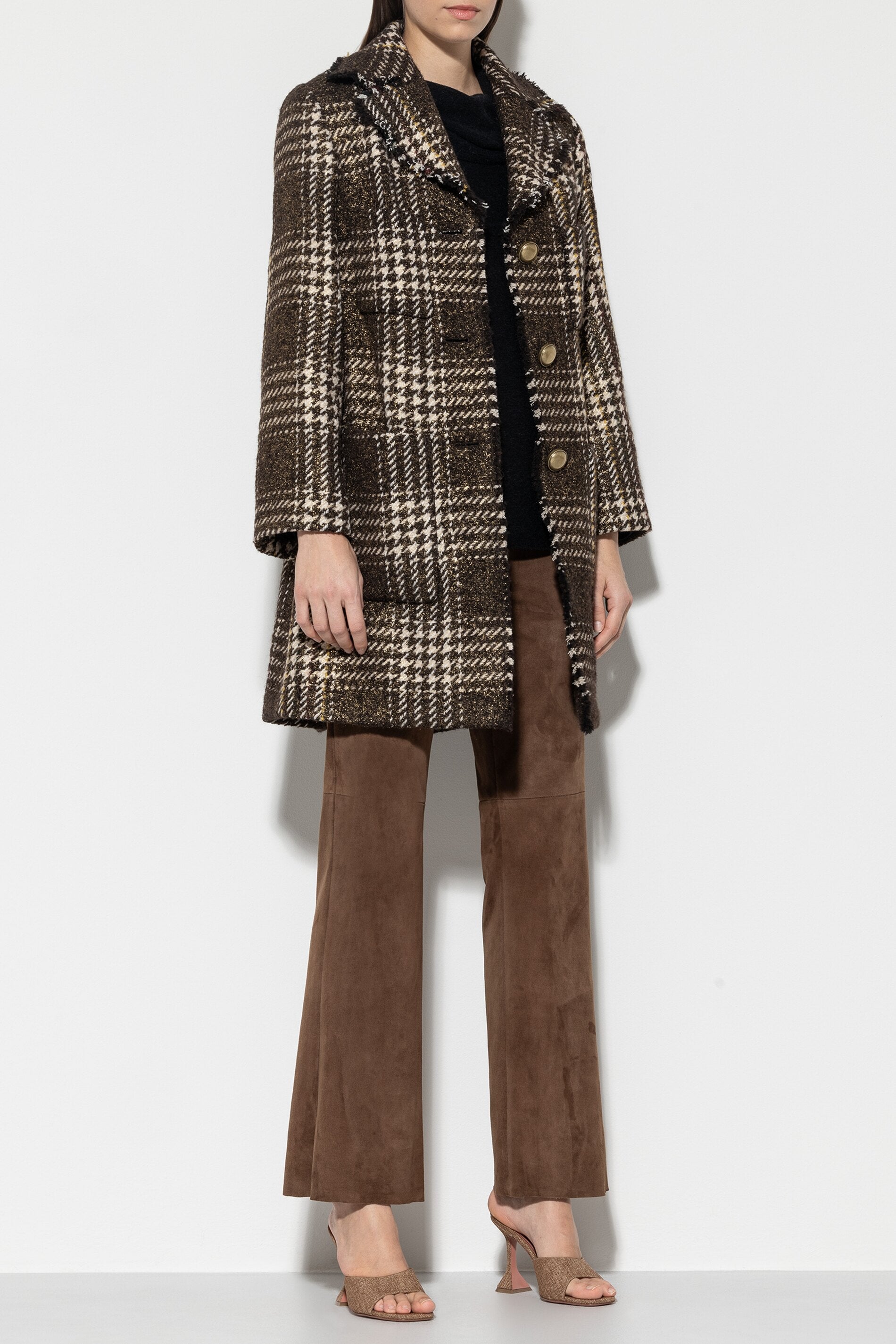 Karo-Kurzmantel - multi - Standard | Model Seite