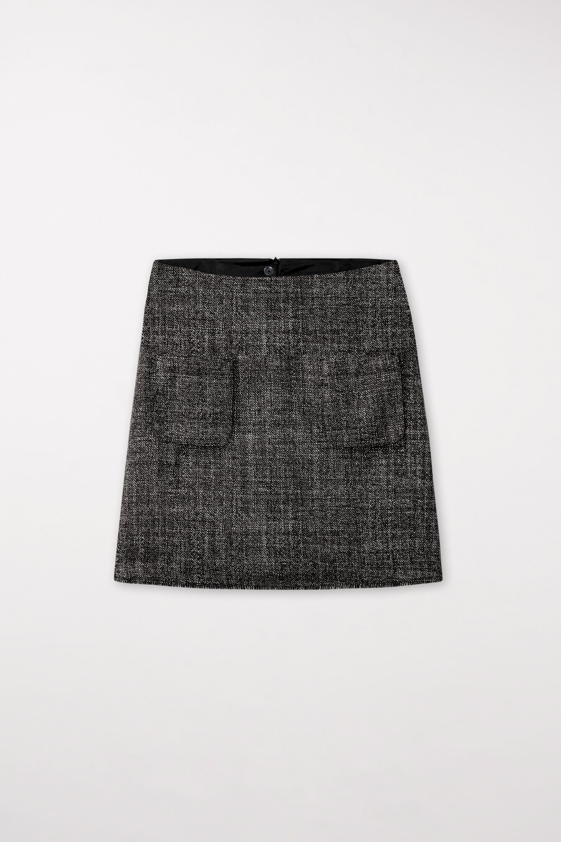 Tweed-Rock - salt and pepper - Standard | Model Front