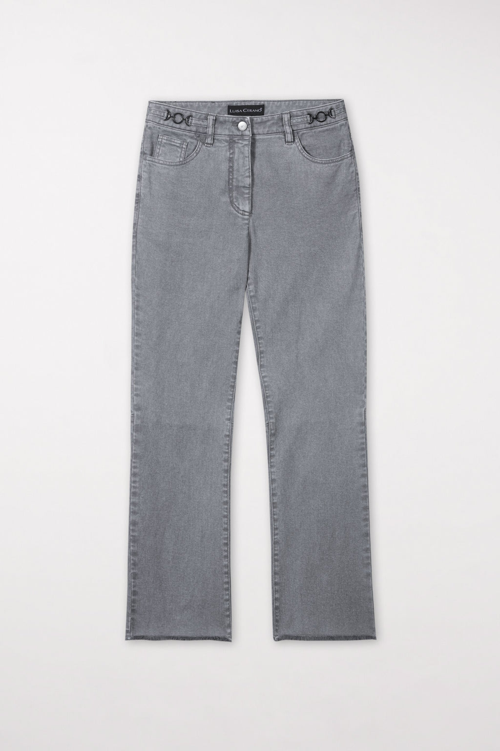 Authentic-Twill-Denim - silver grey - Standard | Model Front