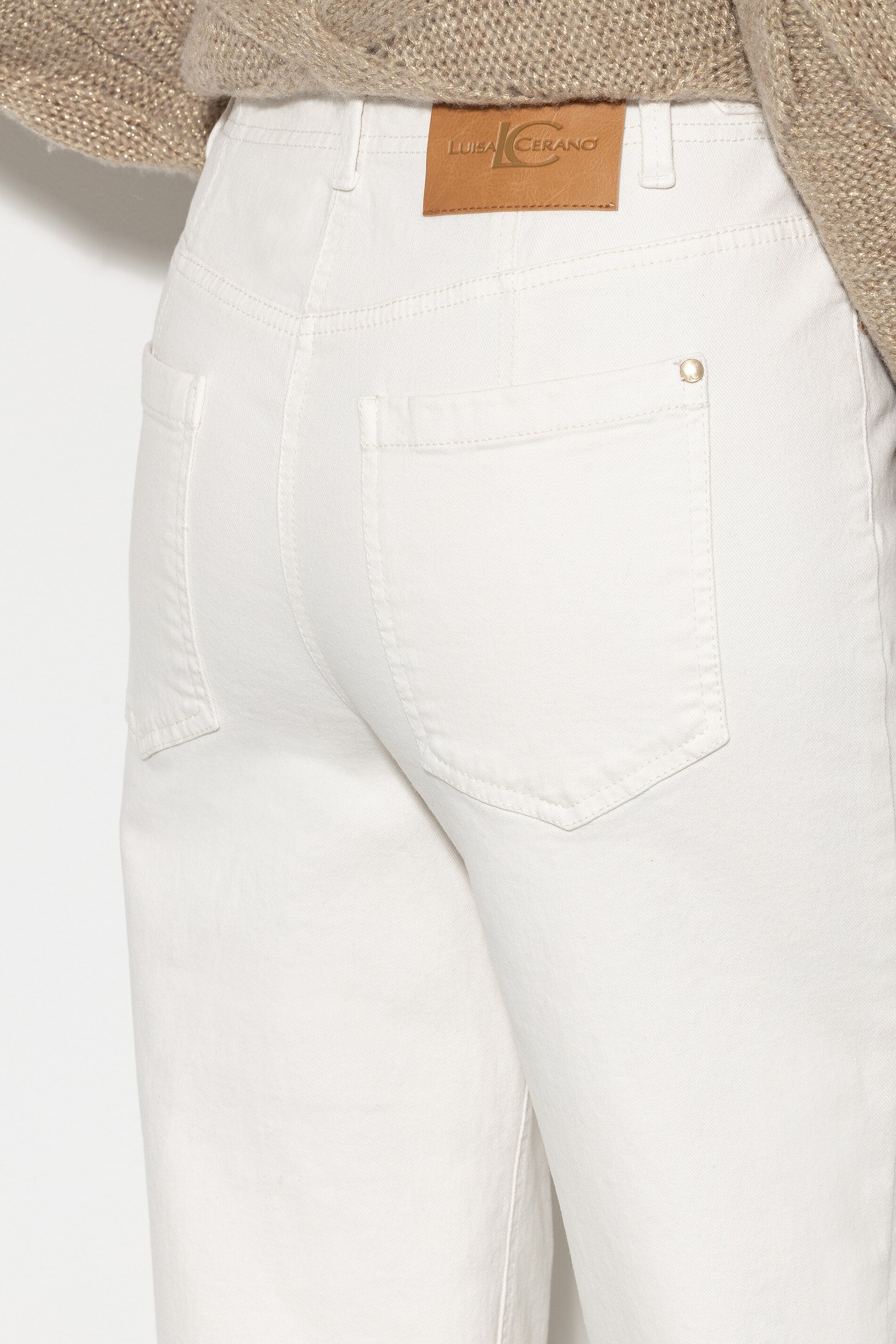 Authentic-Twill-Denim - creme - ohne Motiv | Artikel Front