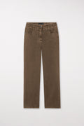 Authentic-Twill-Denim - tobacco - ohne Motiv | Model Front