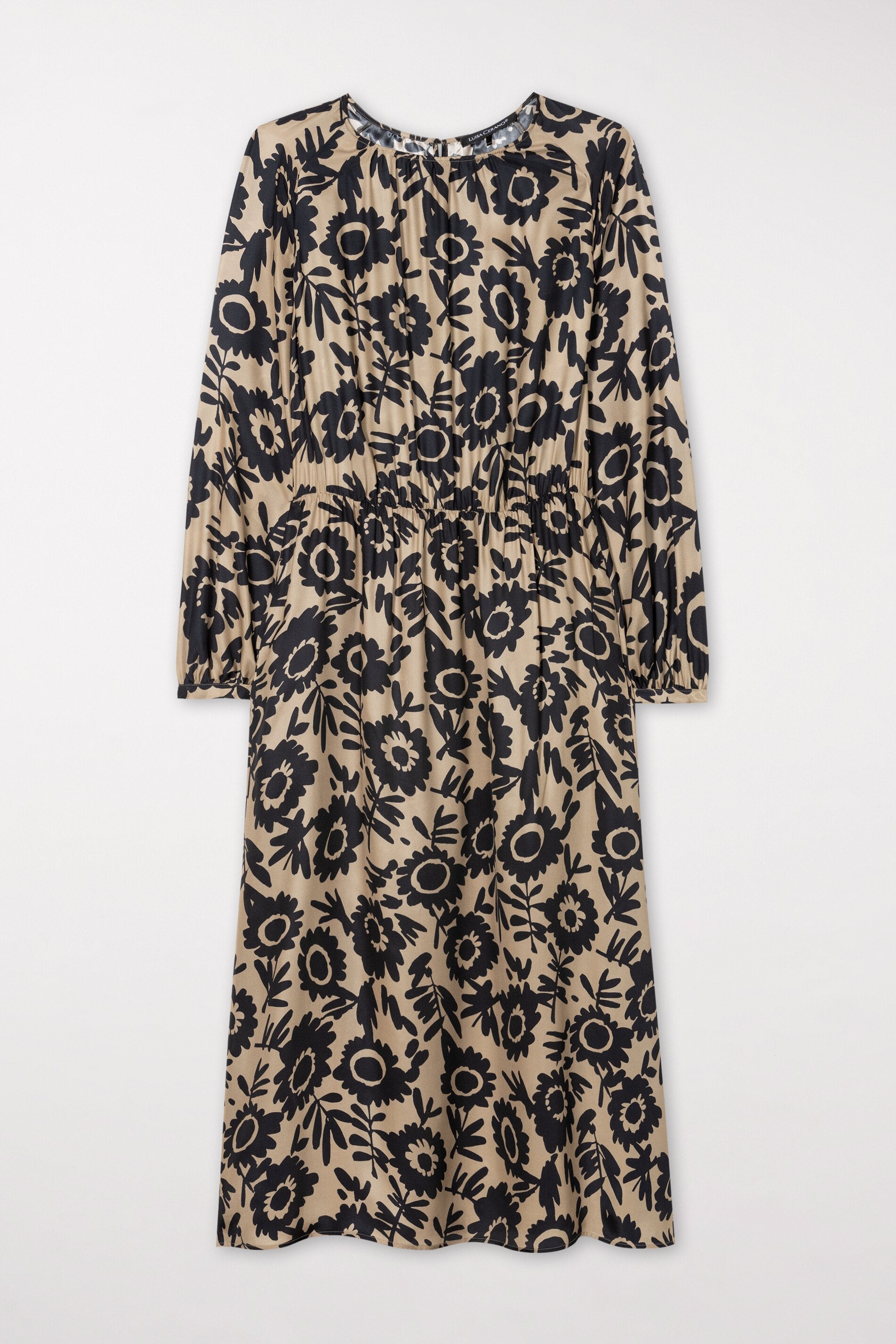 Maxikleid mit Flower-Print - multi - Standard | Model Front