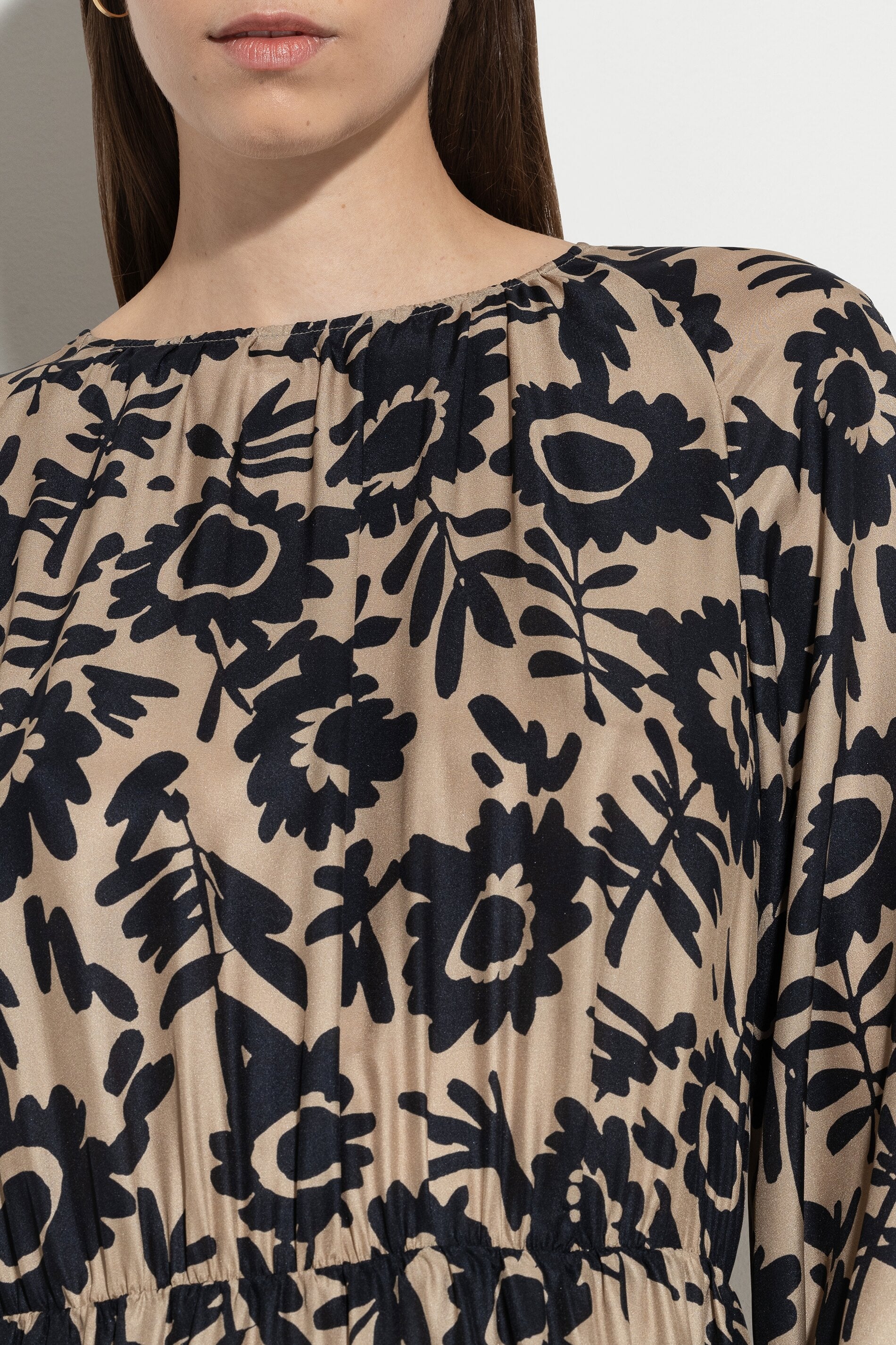 Maxikleid mit Flower-Print - multi - Standard | Artikel Front