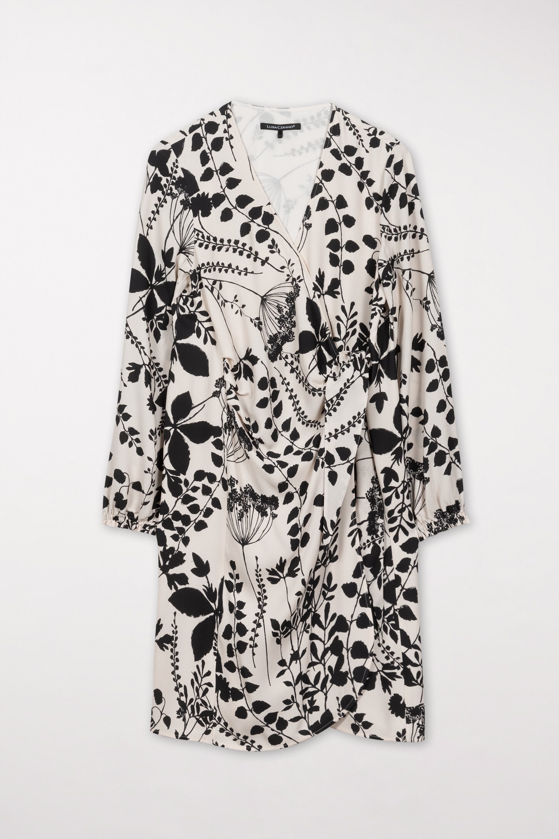 Minikleid mit Herbarium-Print - multi - Standard | Model Front