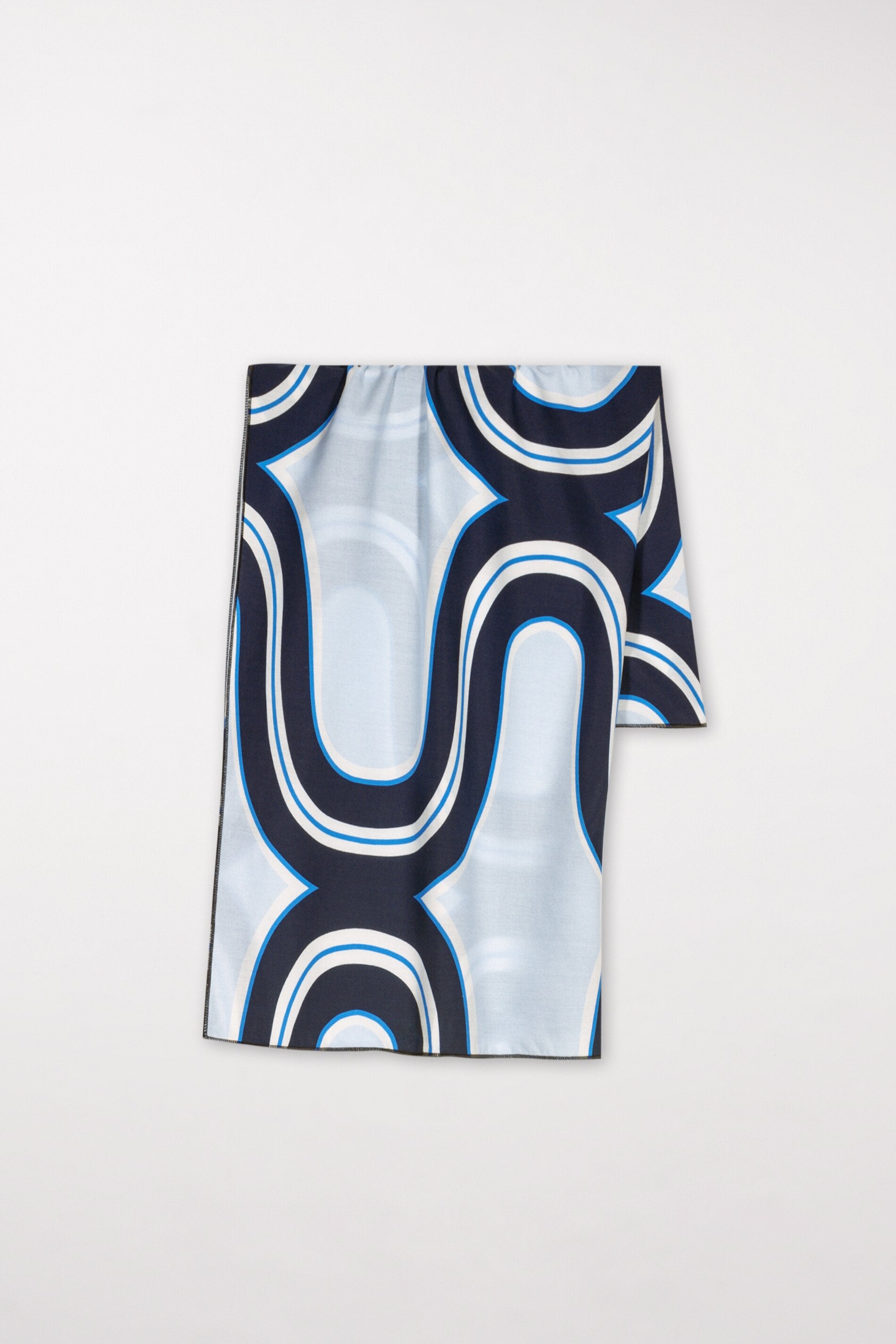 Tuch mit Wave-Print - multi - Standard | Model Front