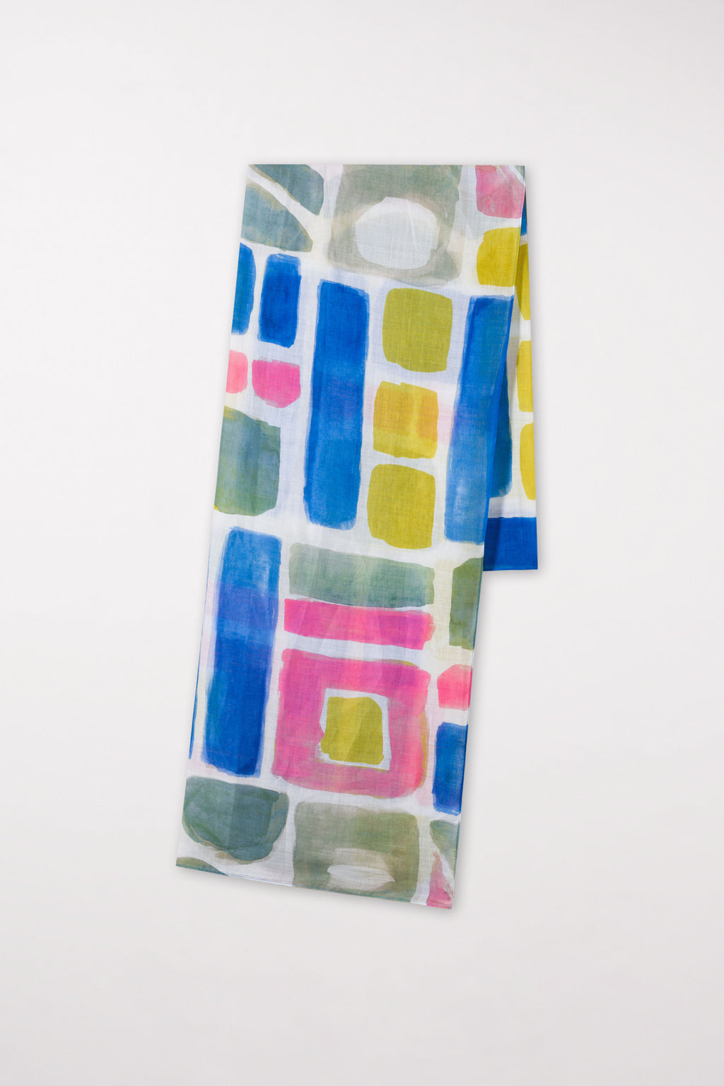 Tuch mit Ethnic-Print - multi - Standard | Model Front