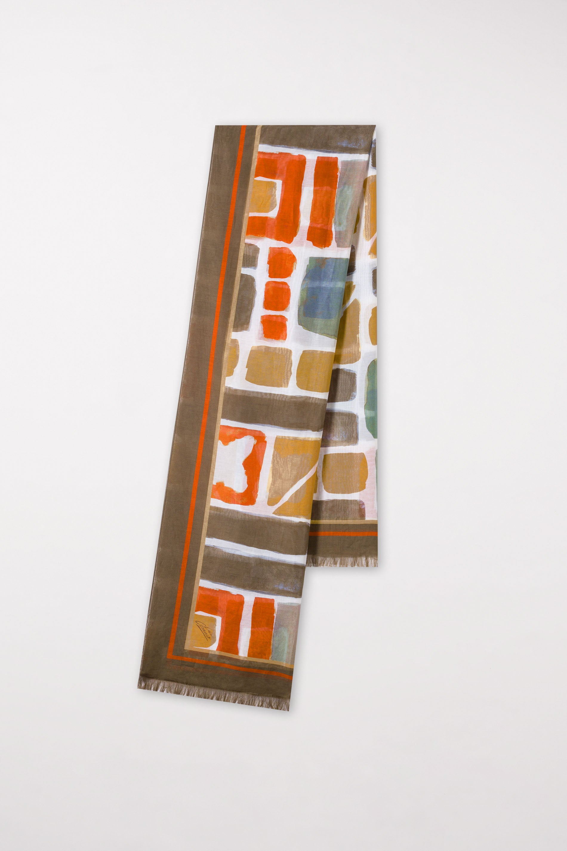 Pareo aus Seiden-Mix - multi - Standard | Model Front